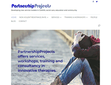 Tablet Screenshot of partnershipprojectsuk.com